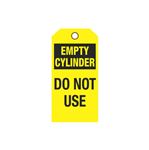 Cylinder Tags - Empty Cylinder Sign